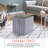 Foldable Storage Fabric Cardboard Bin Set