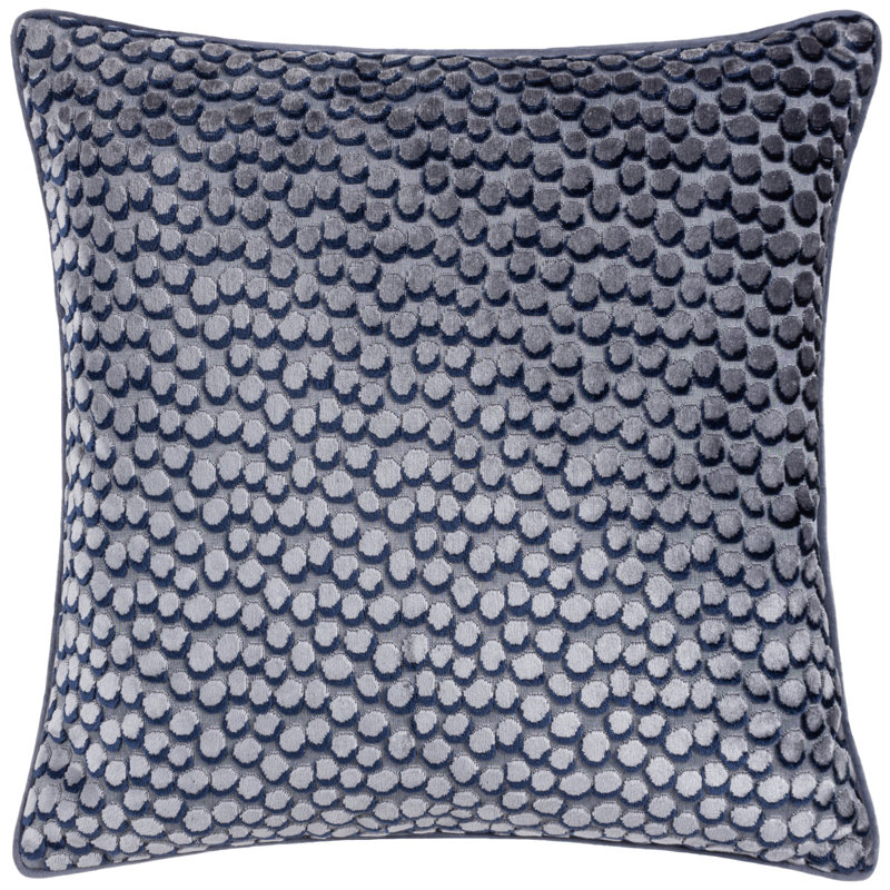 Lutsen Blue Square Throw Cushion, Dusk