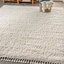 Tapis crème à poils longs Felicdad-1714128819