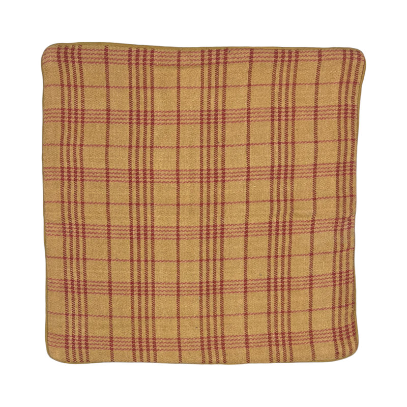 Cavalli Plaid Square Cushion