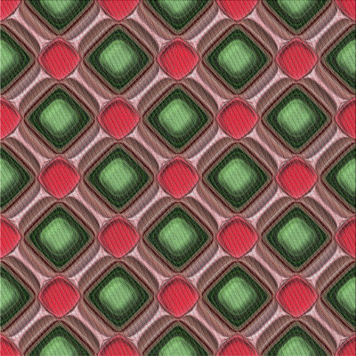 Tapis rouge à motif géométrique