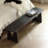 Black Solid Wood Bench-294772596