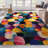 Abstract Eclat Multi Modern Bold Area Rug-2132370598