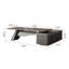 Bureau de direction 86,61 po style brun-661016676