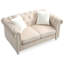 Causeuse élégante beige avec touche moderne-730166870