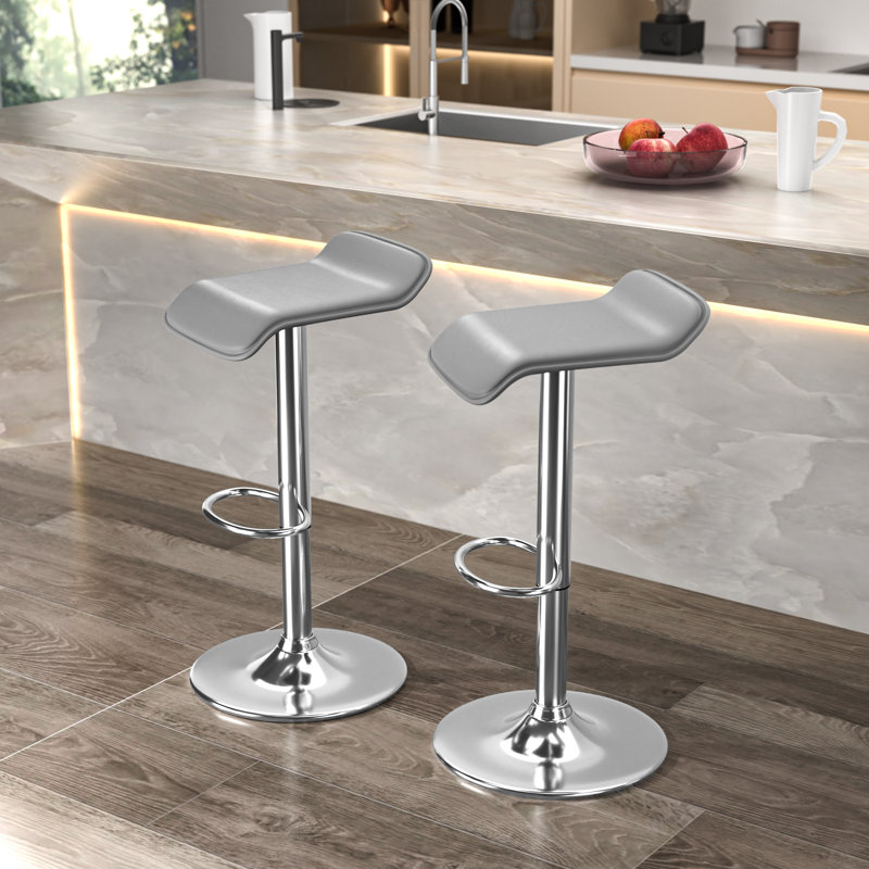 Tabourets de bar Aryelle, Gris
