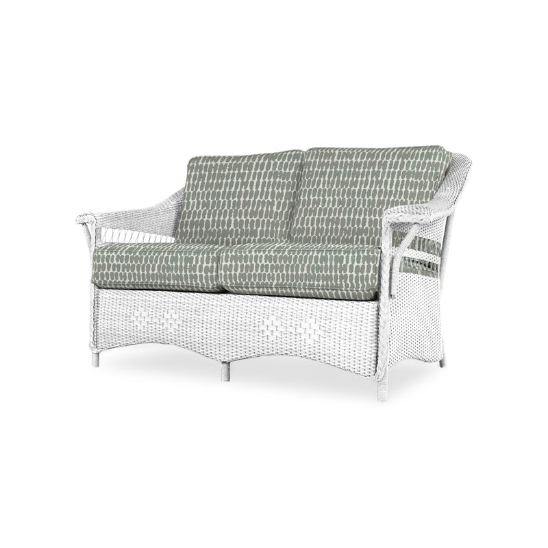 Nantucket Outdoor 2 - Seat, White, Sandberg Navy