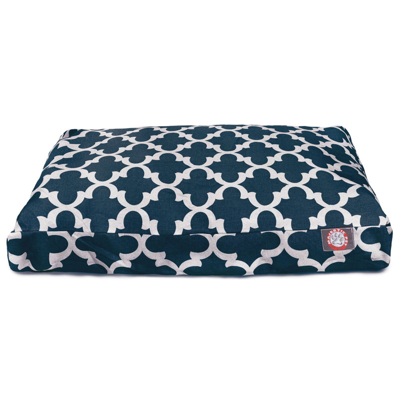 Oreiller en mousse mémoire Trellis Orthopedic, Bleu marine, Moyen (l 29 po x P 36 po x H 5 po) ;