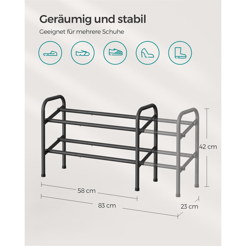 12 Pair Shoe Rack