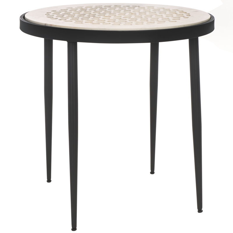 Kamillah Marble Top End Table
