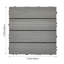 30cm L x 30cm W Plastic Interlocking Deck Deck Tile Kit-111201365