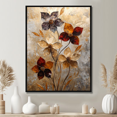Fantasy Dahlia Flower Field II - Dahlia Canvas Art