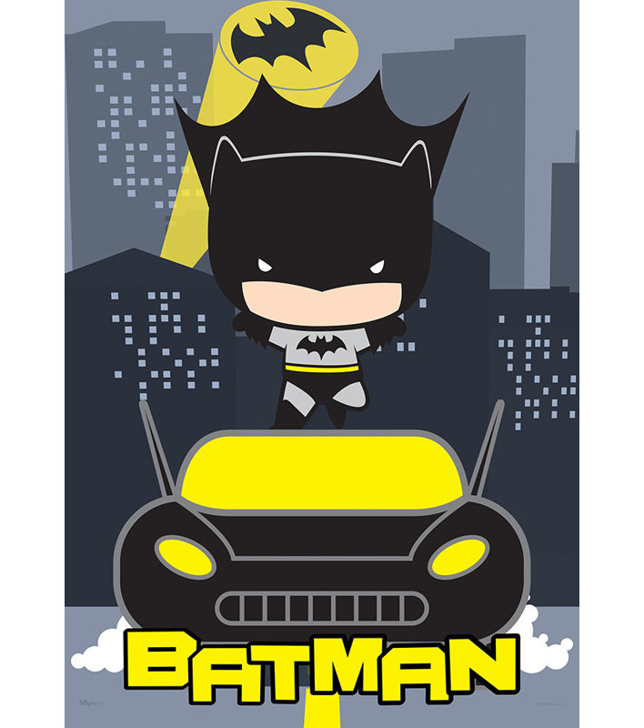 « justice league-chibi batman », impression DC Comics