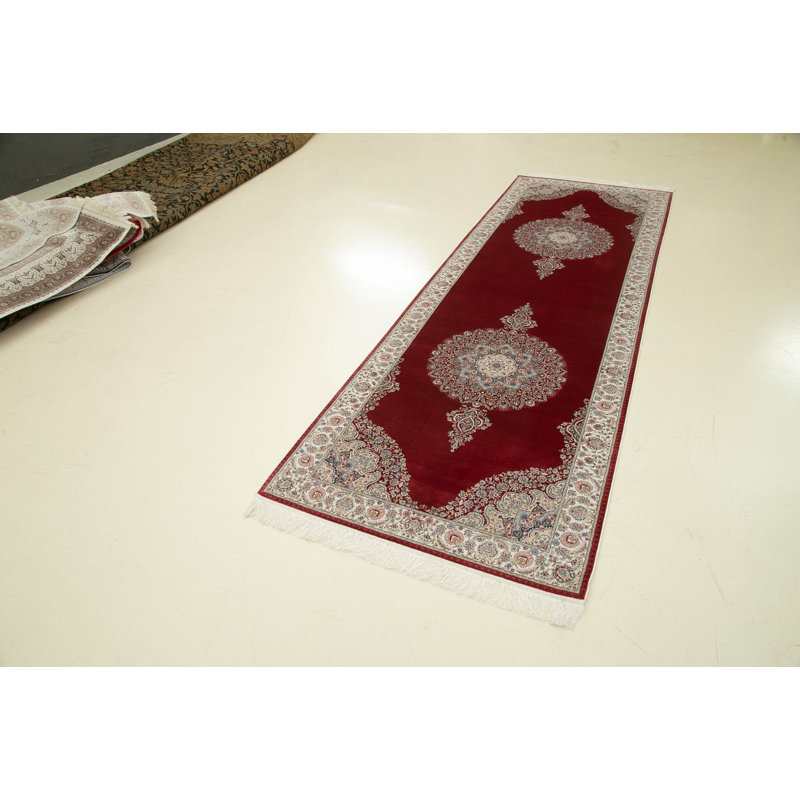 Tapis contemporain moderne touffeté à la main 4X6, Tapis de couloir 2 pi 7 po x 9 pi 10 po