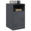 Lars 34.5cm W Steel Bedside Table-1507519681
