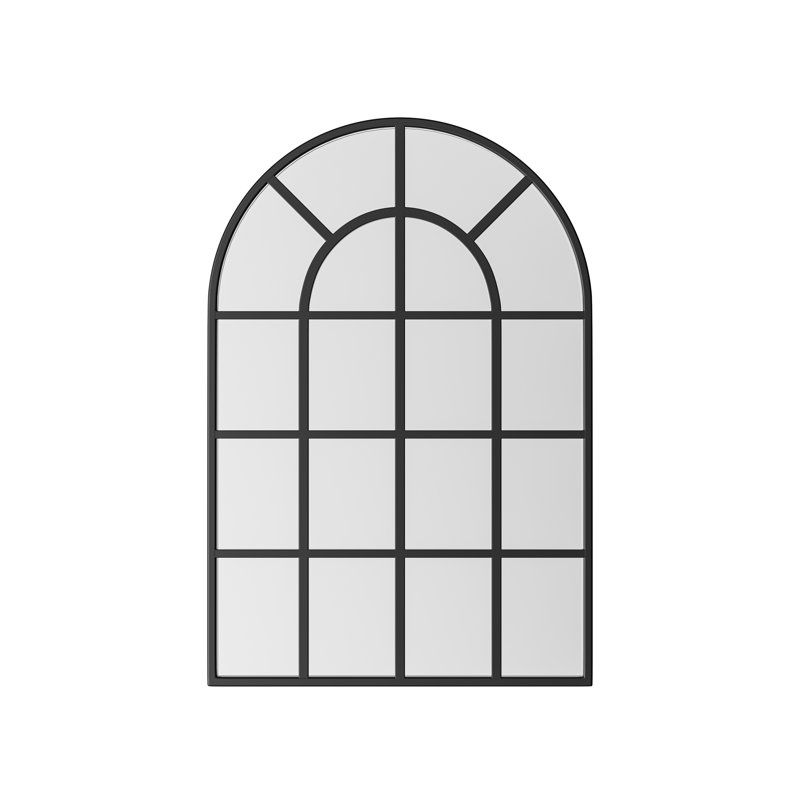 Miroir d'appoint Bayliff, Panneau de fenêtre, 36 po x 24,2 po