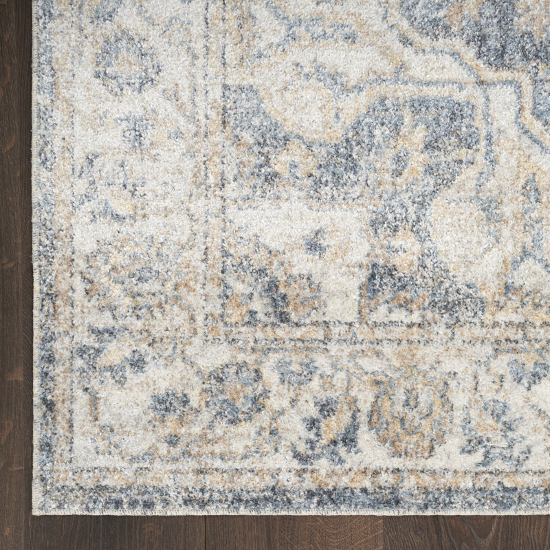 Labounty Washable Oriental Indoor Rug, Runner 2'2" x 12'