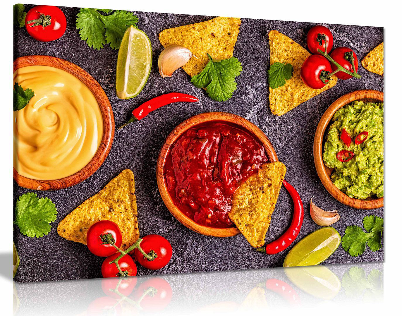 Ebern Designs Mexican Restaurant Food Canvas Wall Art Picture Print ...