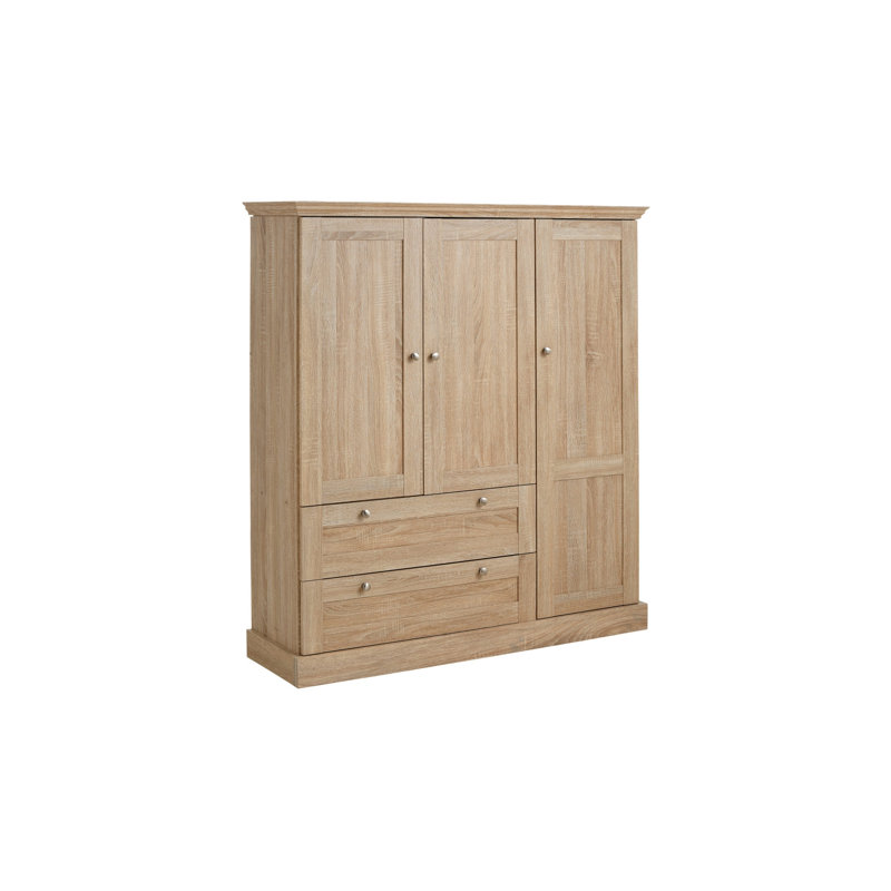 Susy 3 Door Manufactured Wood Wardrobe, Sonoma Oak