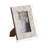 Shell Wood Glass Capiz Frame with Intricate Inlay Detailing and Durable Back Stand for Display - Handcrafted Decorative Frame Featuring Quality Materials and Textured Natural Shell Accent-1585849943
