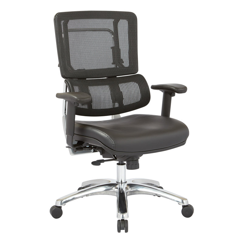 Chaise de travail ergonomique Pro-Line II, Noir, Noir / argent