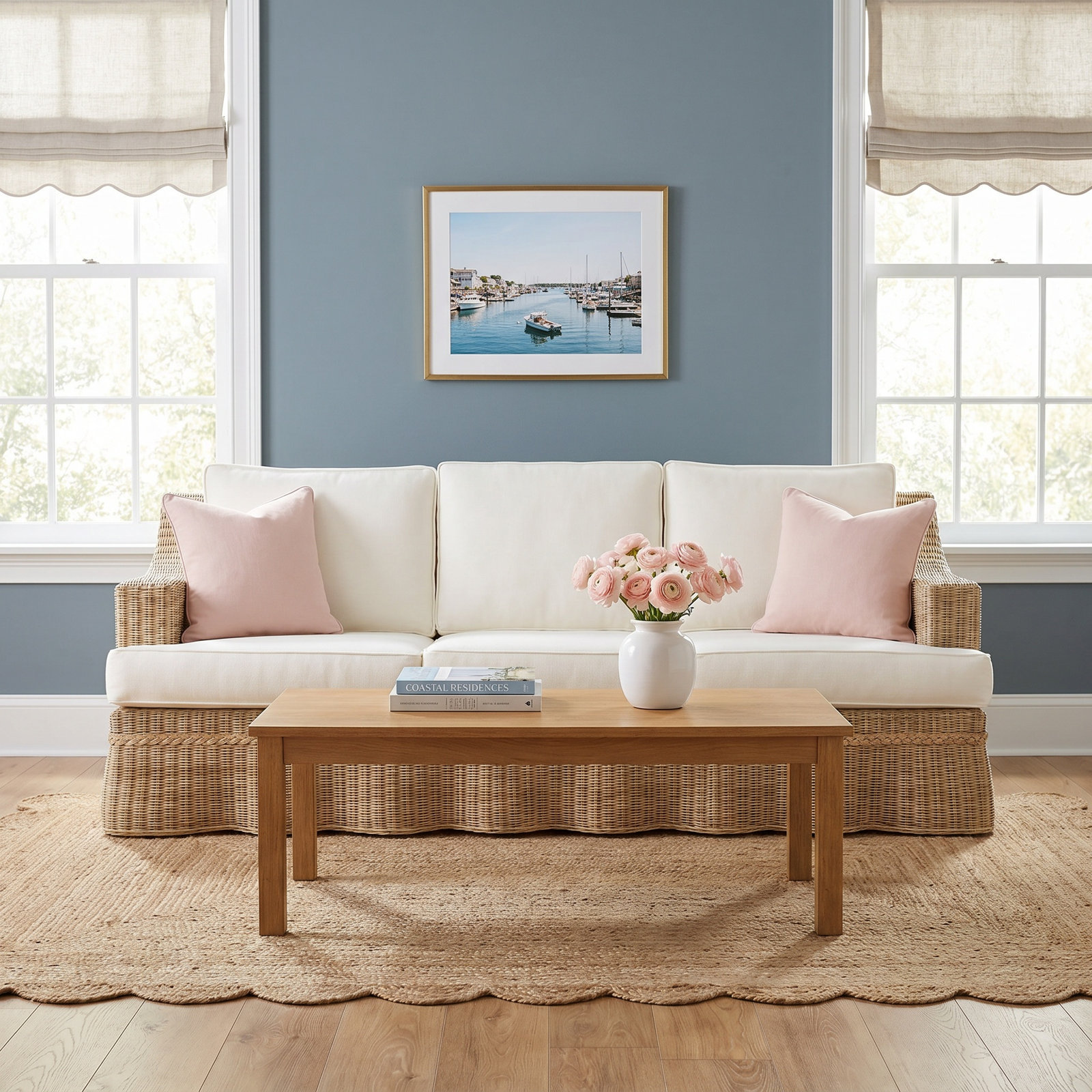 Daphne 86" Linen Sofa