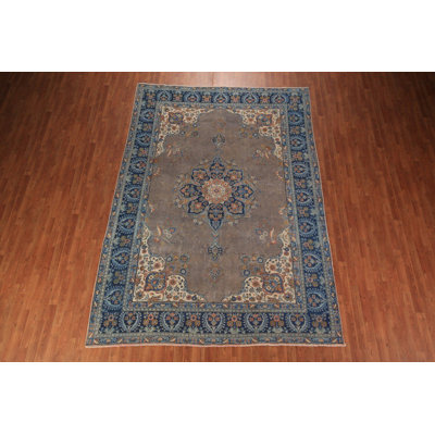 Tapis traditionnel rétro en laine 8 x 11