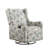 Asire 27.5" Floral Manual Swivel Glider Rocking Upholstered Recliner with Wingback-799110961