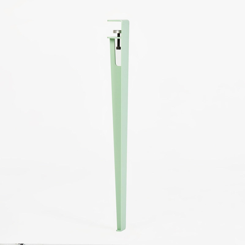 Table repas, H 29,48 po x L 29,48 po x l 58,95 po, Brun, Vert menthe