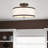 Berthine Fabric Semi Flush Mount-1131829255-1131829253-1196065318