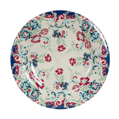Ensemble de 4 assiettes en patchwork Bandana