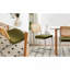 Ensemble de 2 chaises de salle à manger, chaises d'appoint latérales en rotin de velours avec pieds chromés, chaises de style moderne Mid-Century conçues par Breuer, chaises rembourrées-417442166