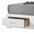 Eastern Storage Bed White High Gloss-820380691
