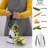 Ultimate Rotary Cheese Grater Set With 3 Precision, Interchangeable Stainless Steel Blades For Cheese, Vegetables, Nuts, And More