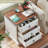 Farmhouse Nightstand With Wireless Charging Station