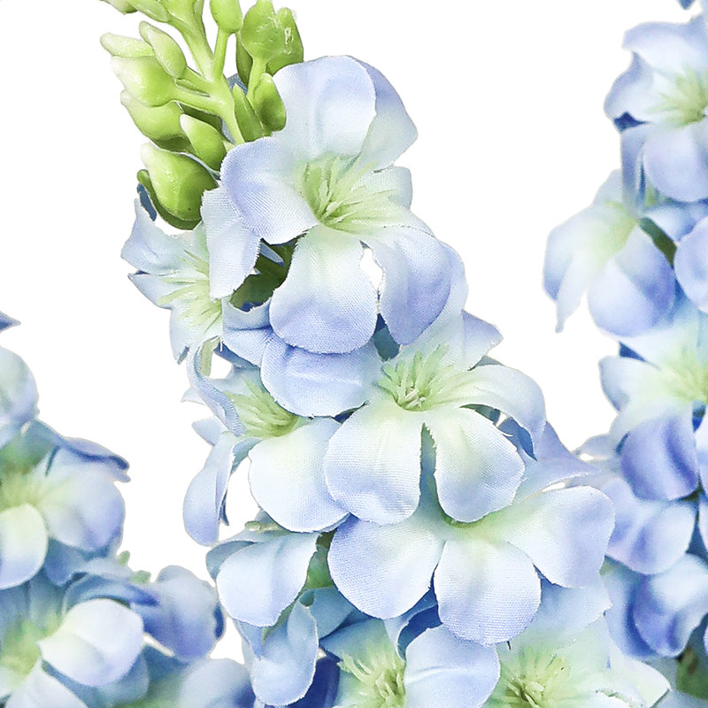 Bouquet de tiges de fleurs artificielles, Bleu