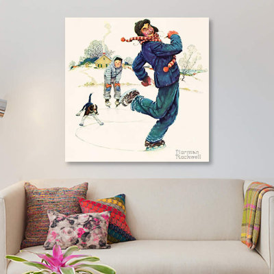 Norman Rockwell - Wrapped Canvas Print