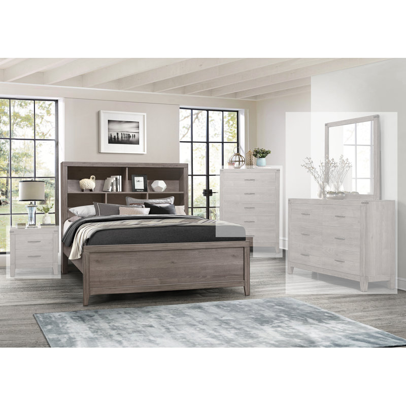Grand lit plateforme Courtny