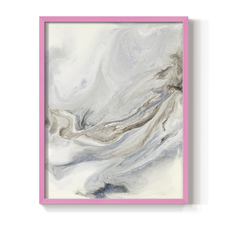 Ephemere Framed Print Framed Print - Solid Wood, H 21 po x l 17 po, Rose