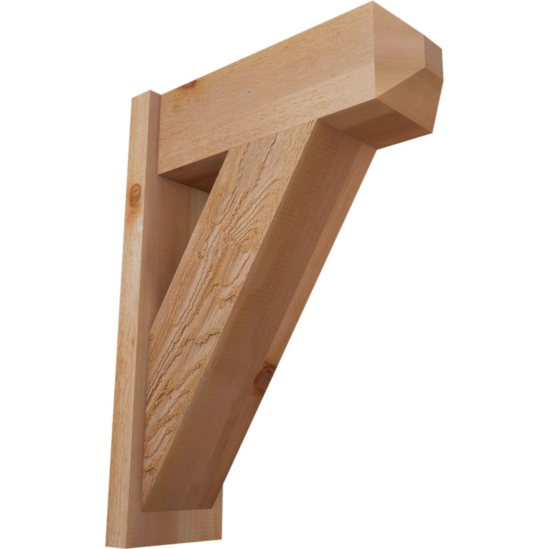 Artisan traditionnel en bois rustique, P 22 po x H 30 po, Cèdre rouge de l'Ouest de 8 po (sciage brut)
