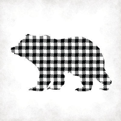 Check Bear - Wrapped Canvas Print