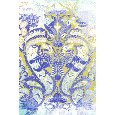 Textile Offset III by June Erica Vess - Wrapped Canvas Print