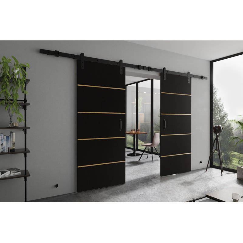 Door, Black, 212cm x 205cm