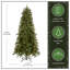 Tiffany Green Fir Artificial Christmas Tree with Clear Lights with Stand-1987196292