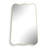 Undulating Reversible Engineered Wood Wall Mirror