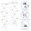 Metal Freestanding Drying Rack