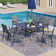 6 - Person Rectangular Outdoor Dining Set With Armchairs