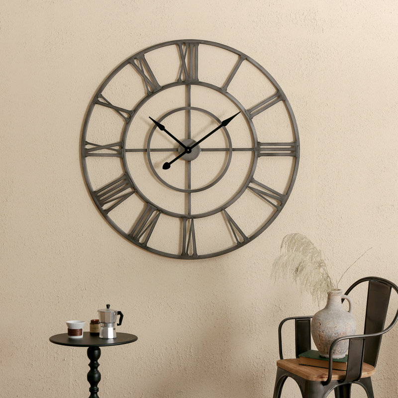 Très grande horloge murale 43,31 po