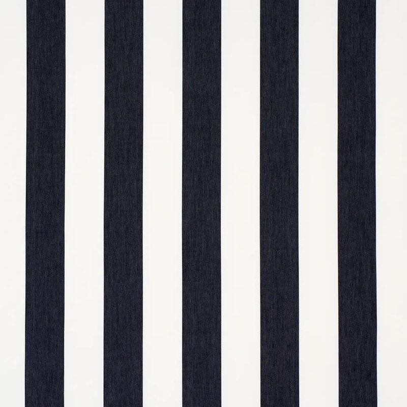 Andy Stripe Fabric, Black