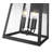 Rainer 5 Light Outdoor Wall Light in Black